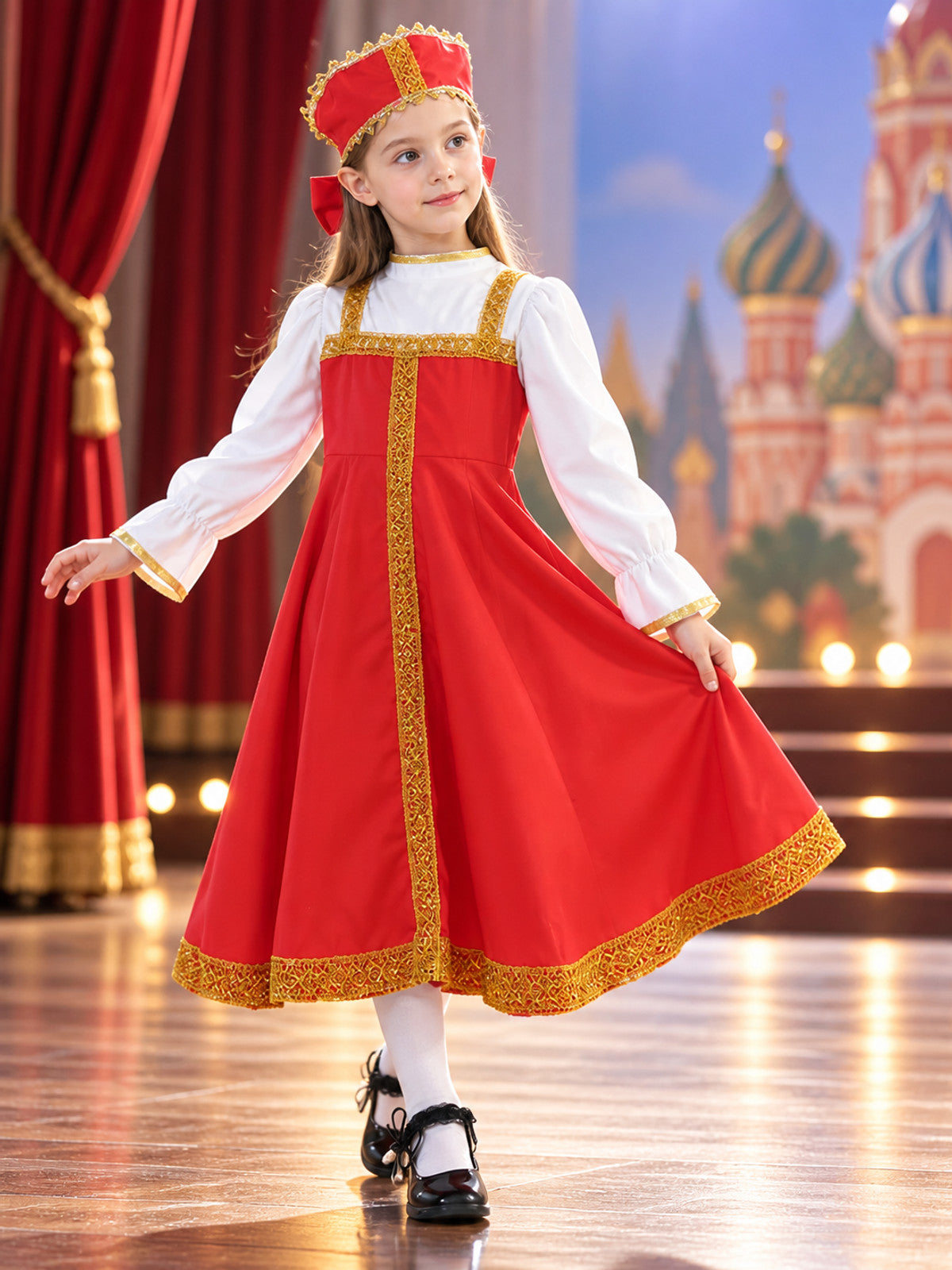 Children's Stage Costume with Headpiece main product view
