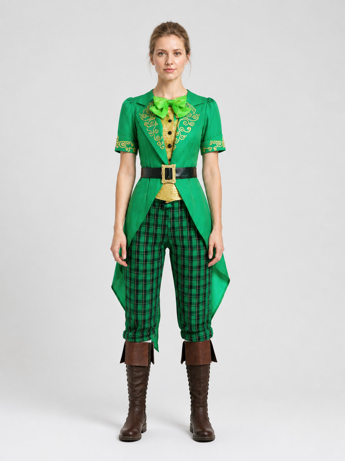 Irish Elf Costume Set on-model view