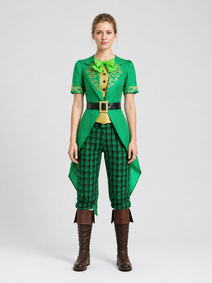 Irish Elf Costume Set on-model view