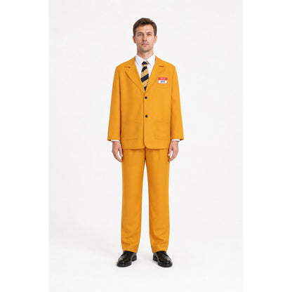 Yellow Bob Costume with Tie and Name Badge main product view