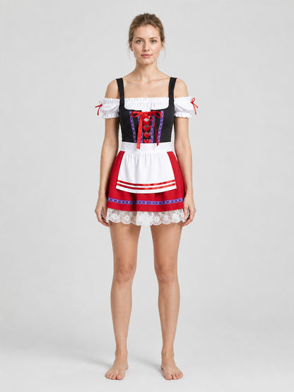 Ethnic-Style Dress for a Beer Festival on-model view