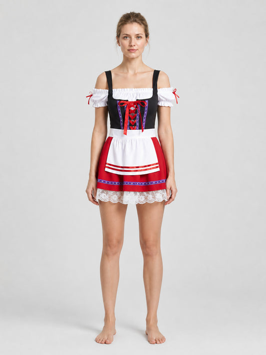 Ethnic-Style Dress for a Beer Festival on-model view