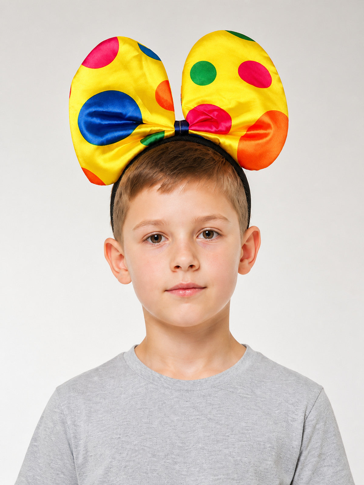 Carnival Headband with a Large Multicolored Bow main product view