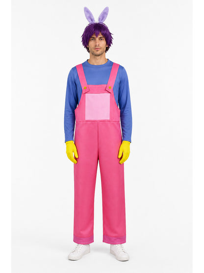 Pomni Cosplay Costume with Wig, Ears, and Gloves main product view