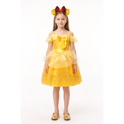 Belle Dress with Bow and Embroidery for Celebrations main product view
