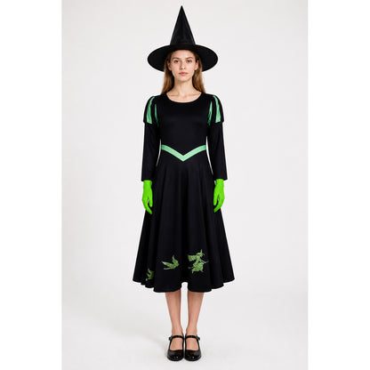 Cosplay Costume Set: Dress, Hat, and Gloves