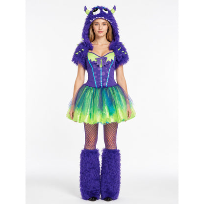 Monster Costume with Horns and a Full Skirt