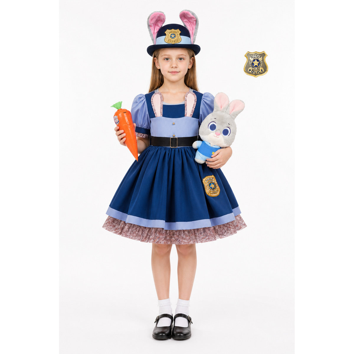 Judy Hopps Costume with Accessories main product view