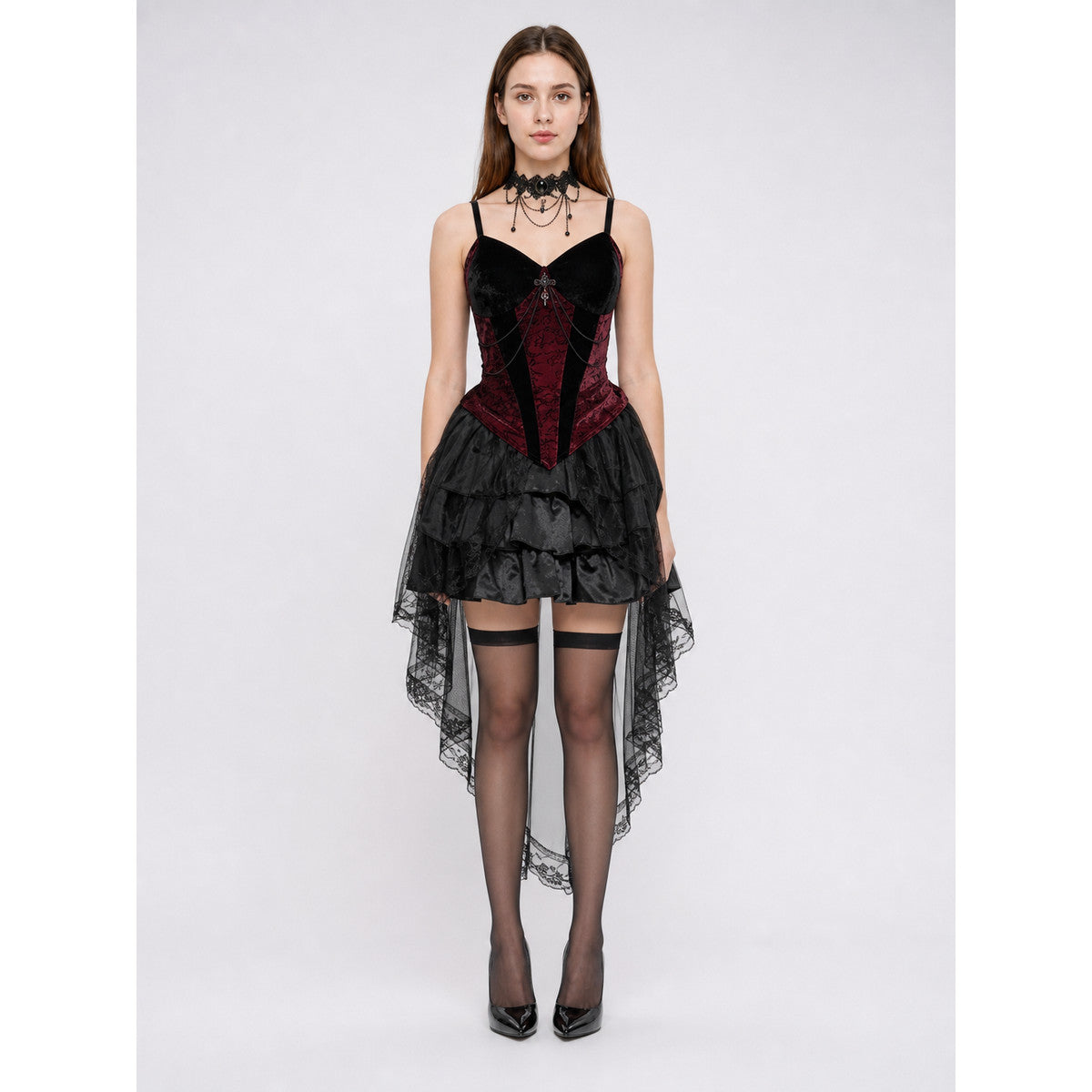 Gothic Death Costume for Cosplay, Set
