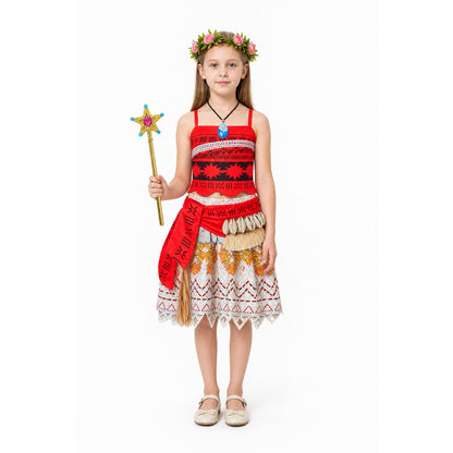 Moana Carnival Costume with Accessories main product view