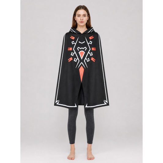 Zelda: Tears of the Kingdom Hooded Cosplay Cape on-model view