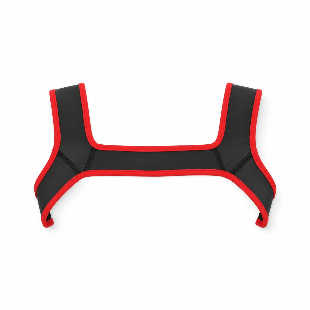 Men Bondage Suits For Stage Wear Leather Straps Armor Dog Headgear Costumes Party Costumes Role-playing Props Halloween Carnival - Color:Red