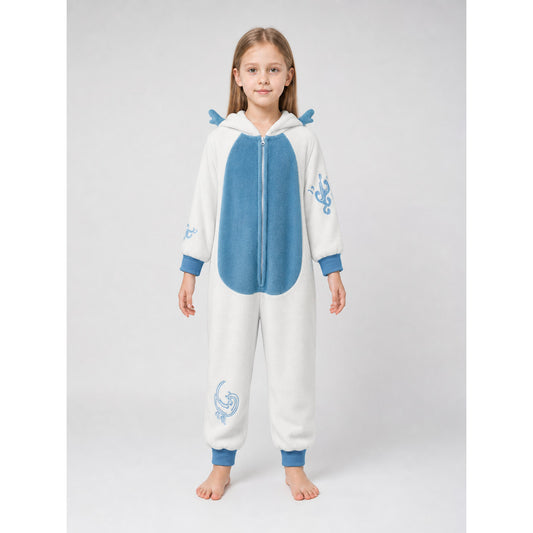 Children's Hooded Dragon Jumpsuit Costume