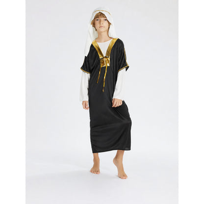 Eastern-style carnival costume with headdress on-model view