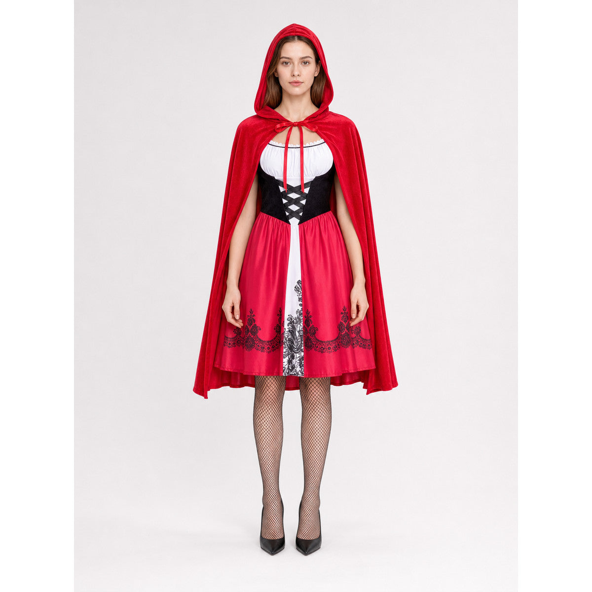 Little Red Riding Hood Costume: Dress and Cape