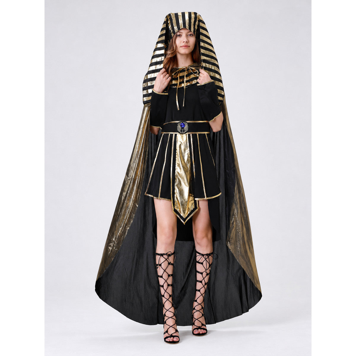 Egyptian Costume with Headdress and Cape