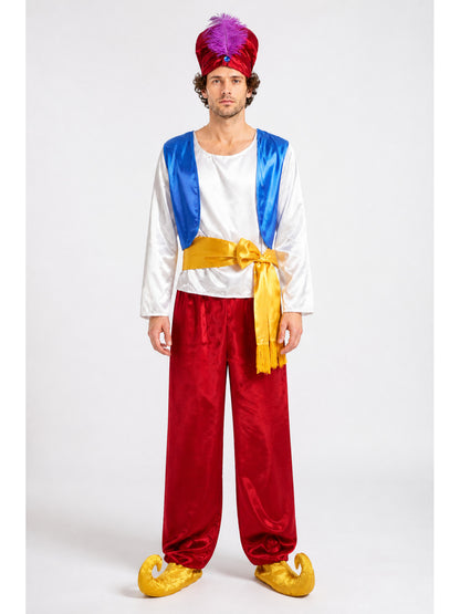 Fantasy Carnival Costume with Hat and Belt main product view