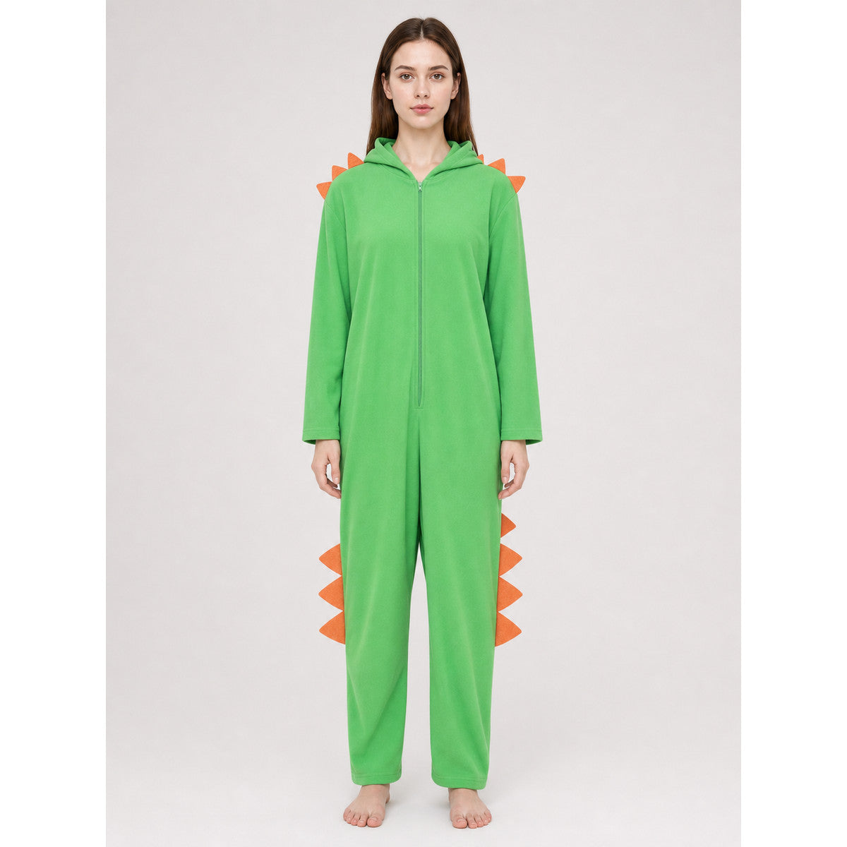Green Hooded Dinosaur Costume