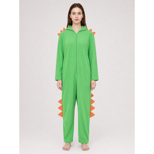 Green Hooded Dinosaur Costume