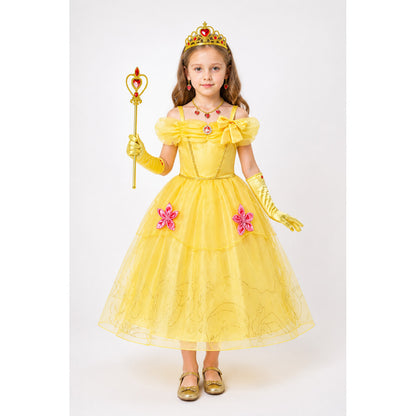 Princess Costume with Full Skirt and Accessories main product view