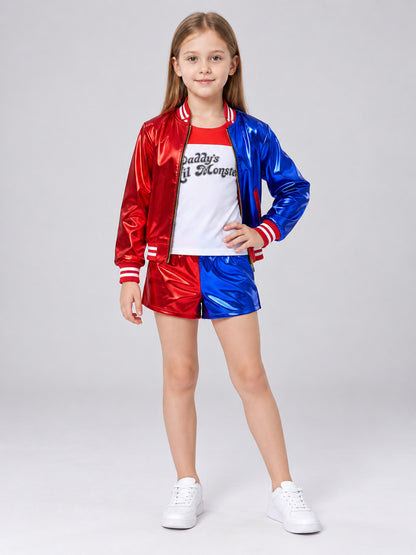 Cosplay Carnival Costume: Jacket, T-Shirt, Shorts