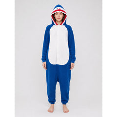 Shark Hooded Kigurumi Pajama Jumpsuit