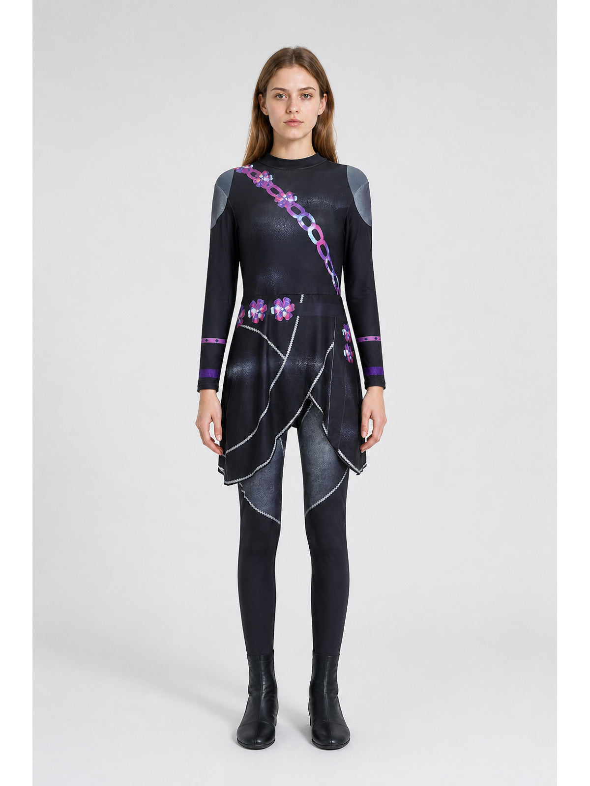 Zoe Cosplay Jumpsuit with Asymmetrical Skirt main product view