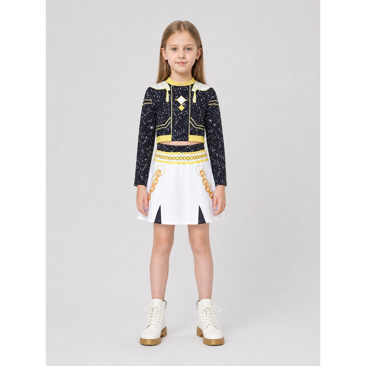 Children’s Performance Top and Skirt Set on-model view