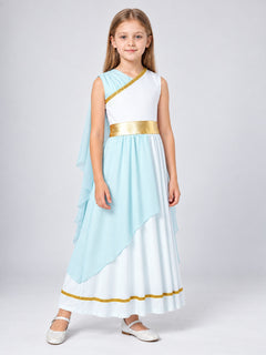 Ancient Greek and Roman Style Costume with Toga Elements