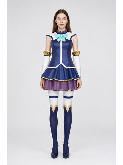 Cosplay Dress with Arm Warmers and Knee-High Socks main product view