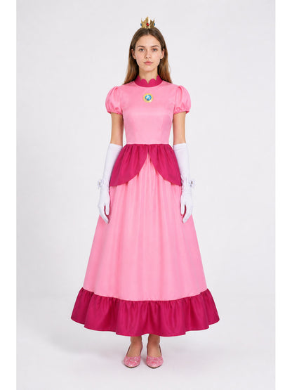 Costume Dress with Brooch and Long Gloves main product view