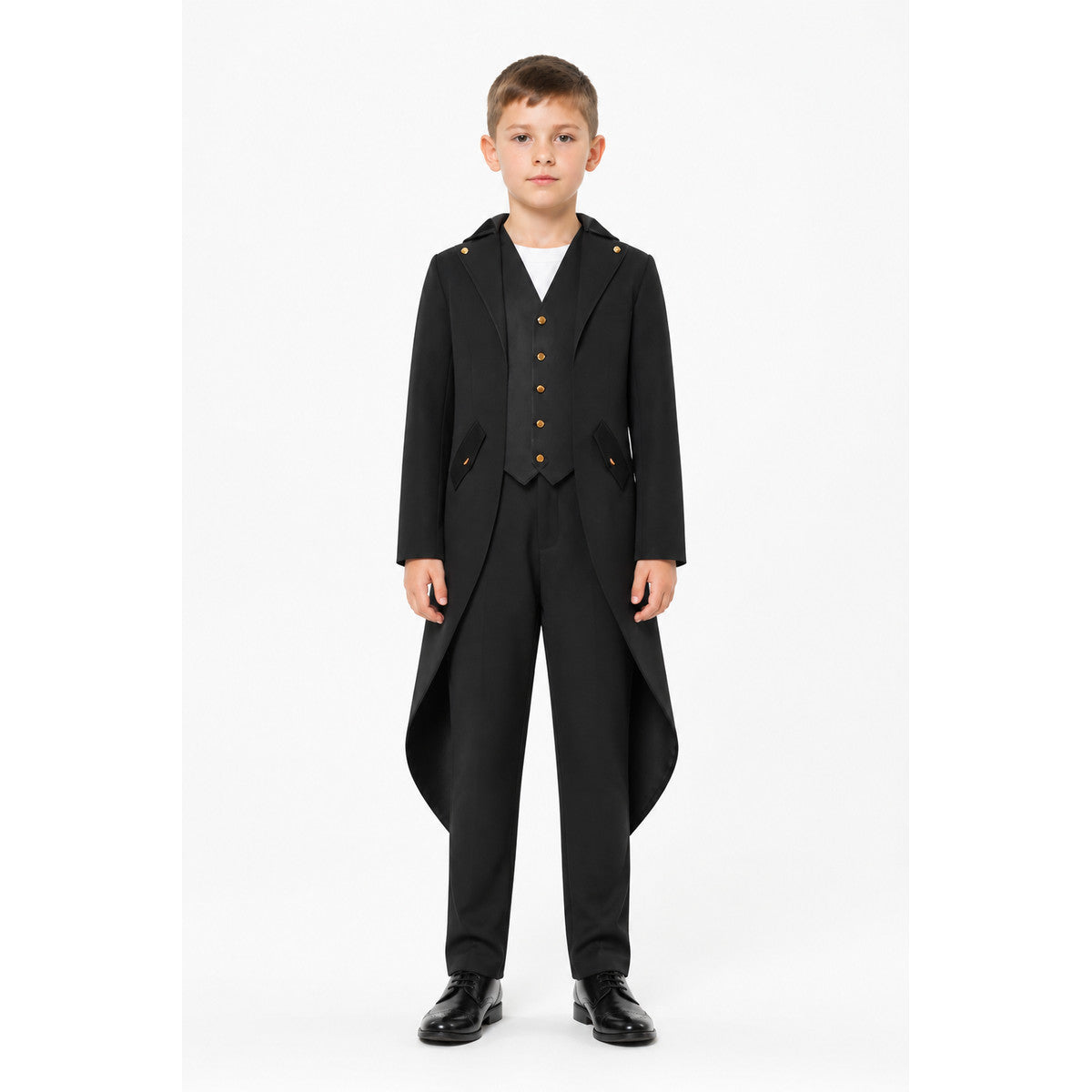 Tailcoat with long tails, lapels, and slanted pockets main product view