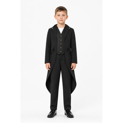 Tailcoat with long tails, lapels, and slanted pockets main product view
