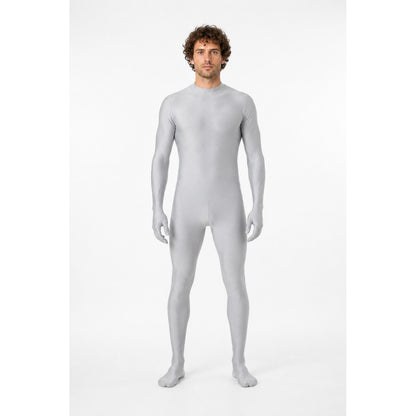 Light Gray High-Neck Dance Jumpsuit main product view