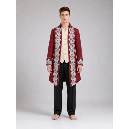 Long Gothic Victorian-Style Tailcoat