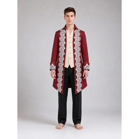 Long Gothic Victorian-Style Tailcoat