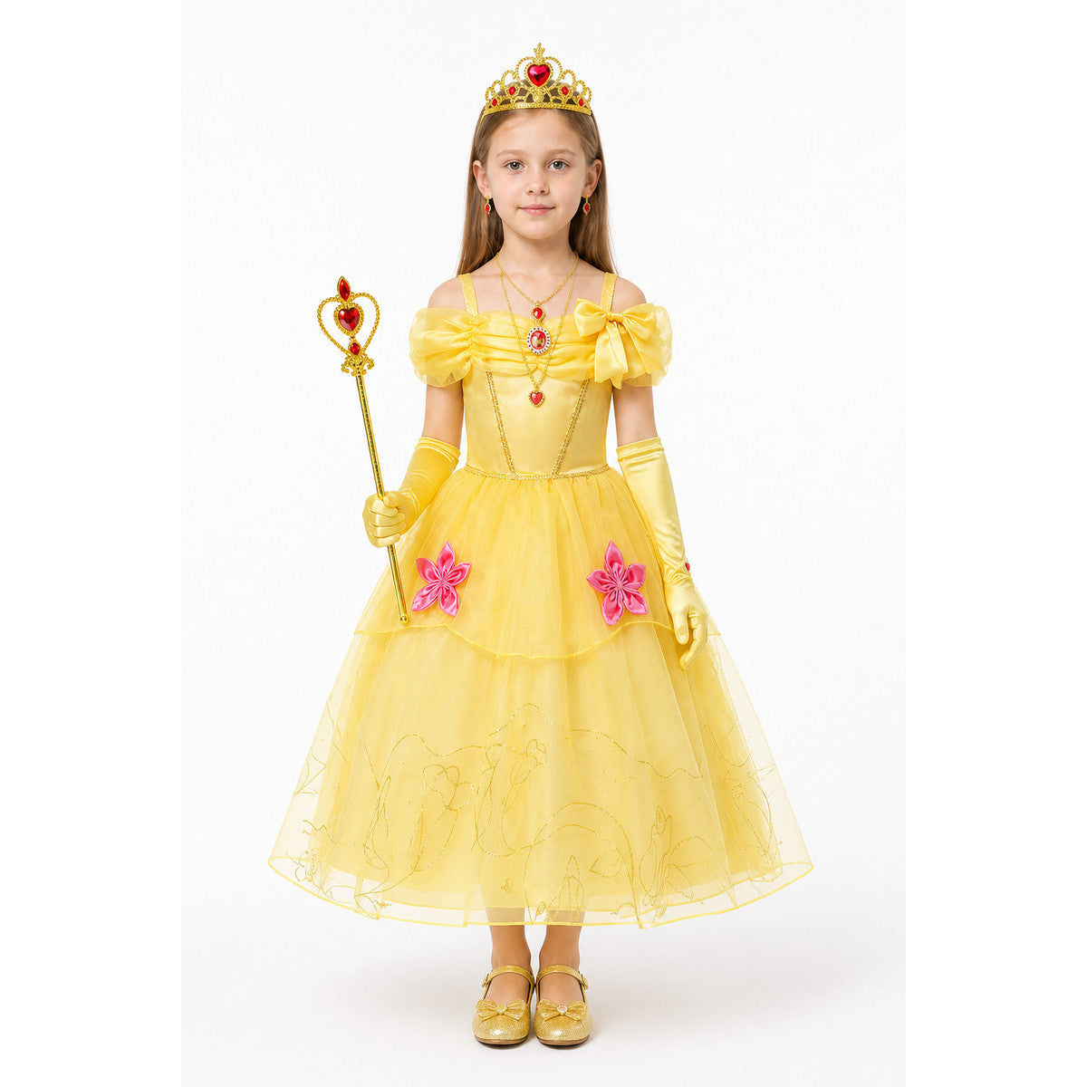 Kids' Belle Costume, Ball Gown for Halloween main product view