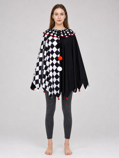 Clown Cape Cloak for a Carnival Costume