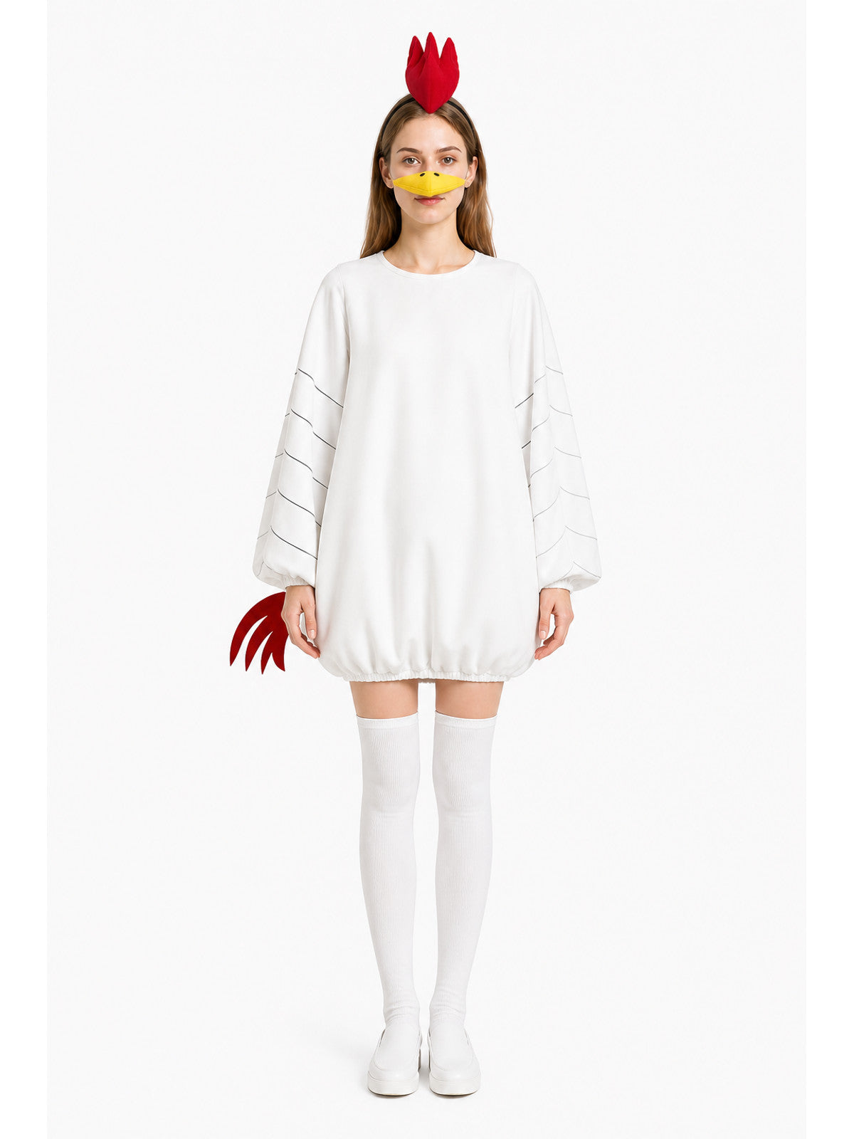 Chicken Carnival Costume with Wings and Tail main product view