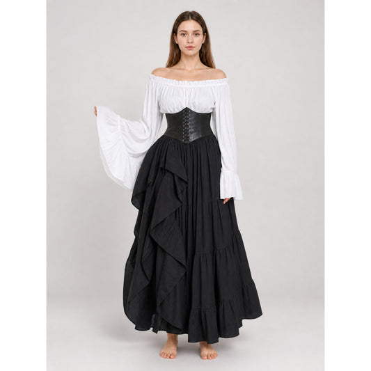 Three-Piece Gothic Costume with Corset
