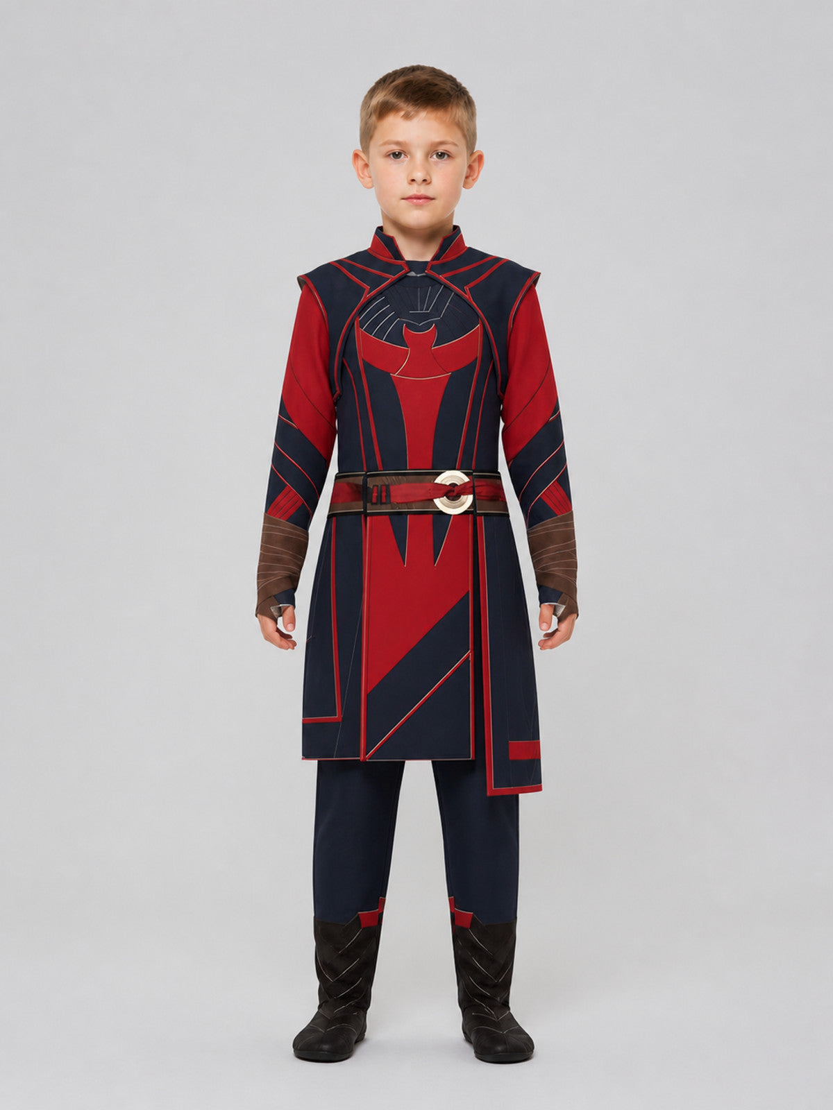Scarlet Witch Costume from Doctor Strange for Cosplay on-model view