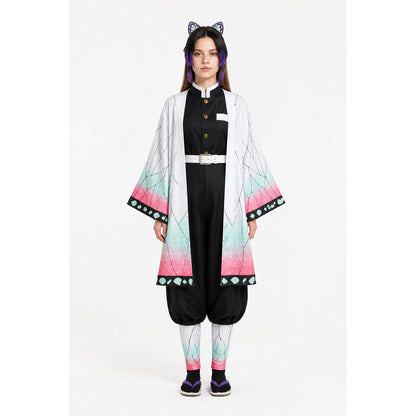 Kocho Shinobu Cosplay Costume with Cape and Wig main product view