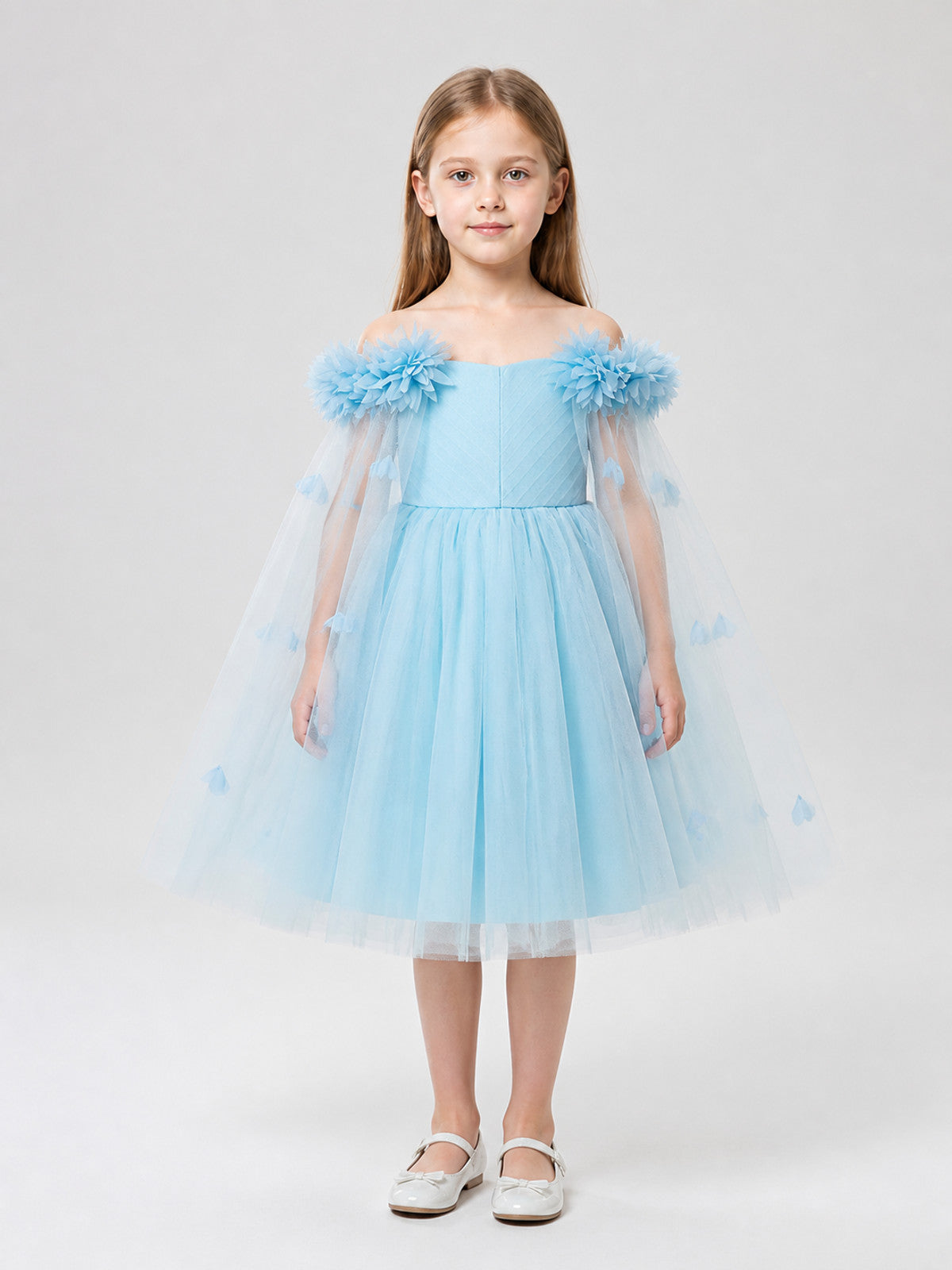 Princess Flower Tutu Dress for Flower Girls