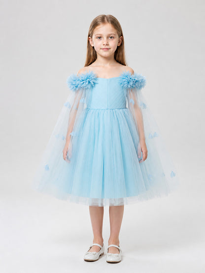 Princess Flower Tutu Dress for Flower Girls
