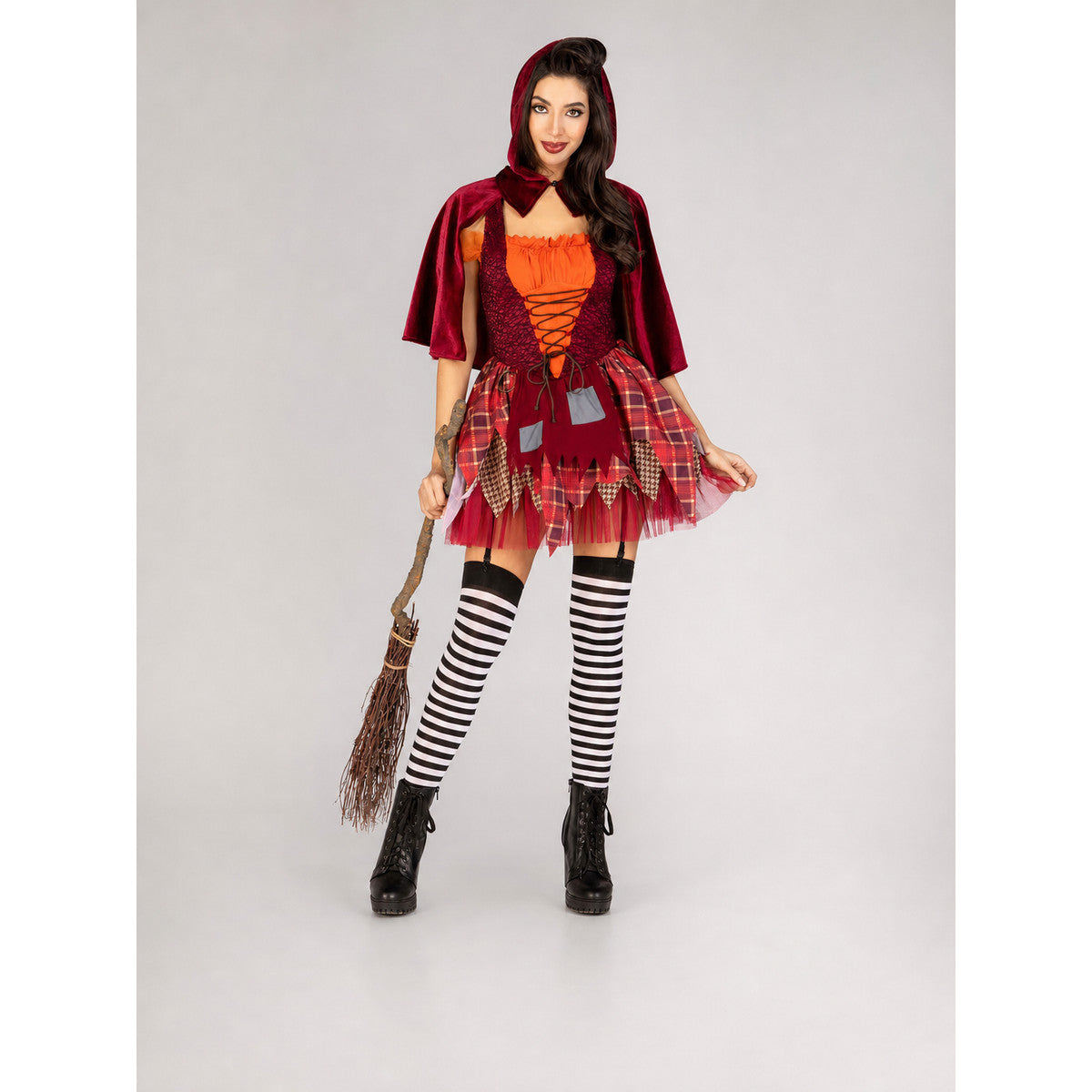 Cosplay Costume with Hood and Cape