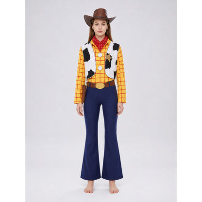 Woody Cosplay Costume with Vest and Hat