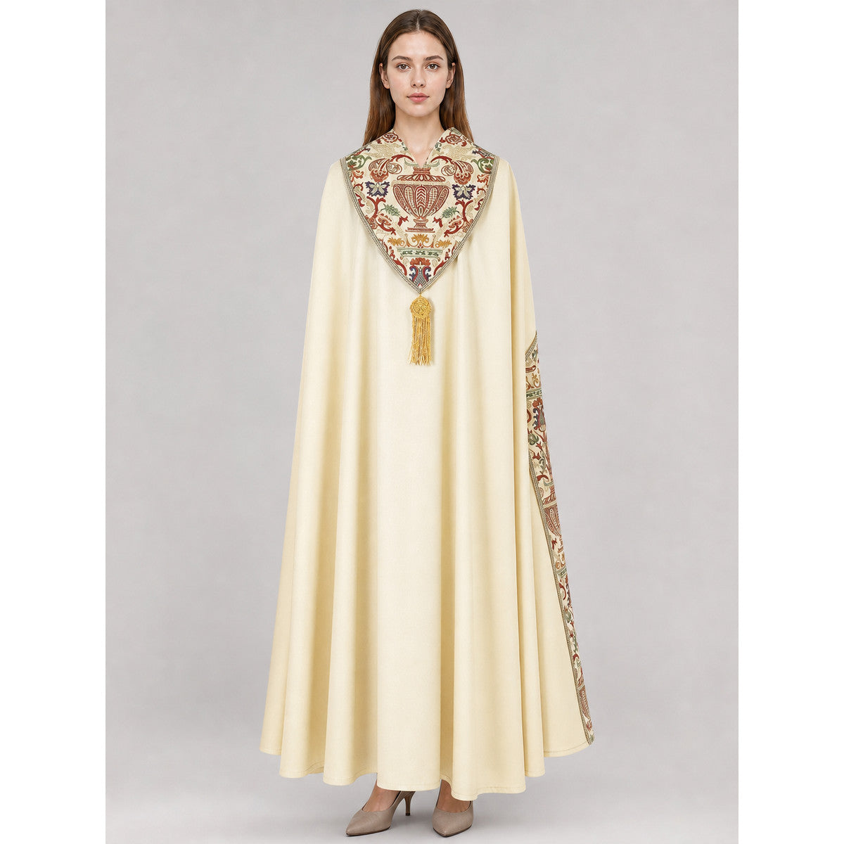Medieval Fringed Cape for Cosplay