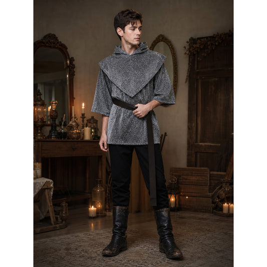 Medieval Knight Costume with Hood