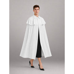 White Carnival Cloak for Cosplay and Stage