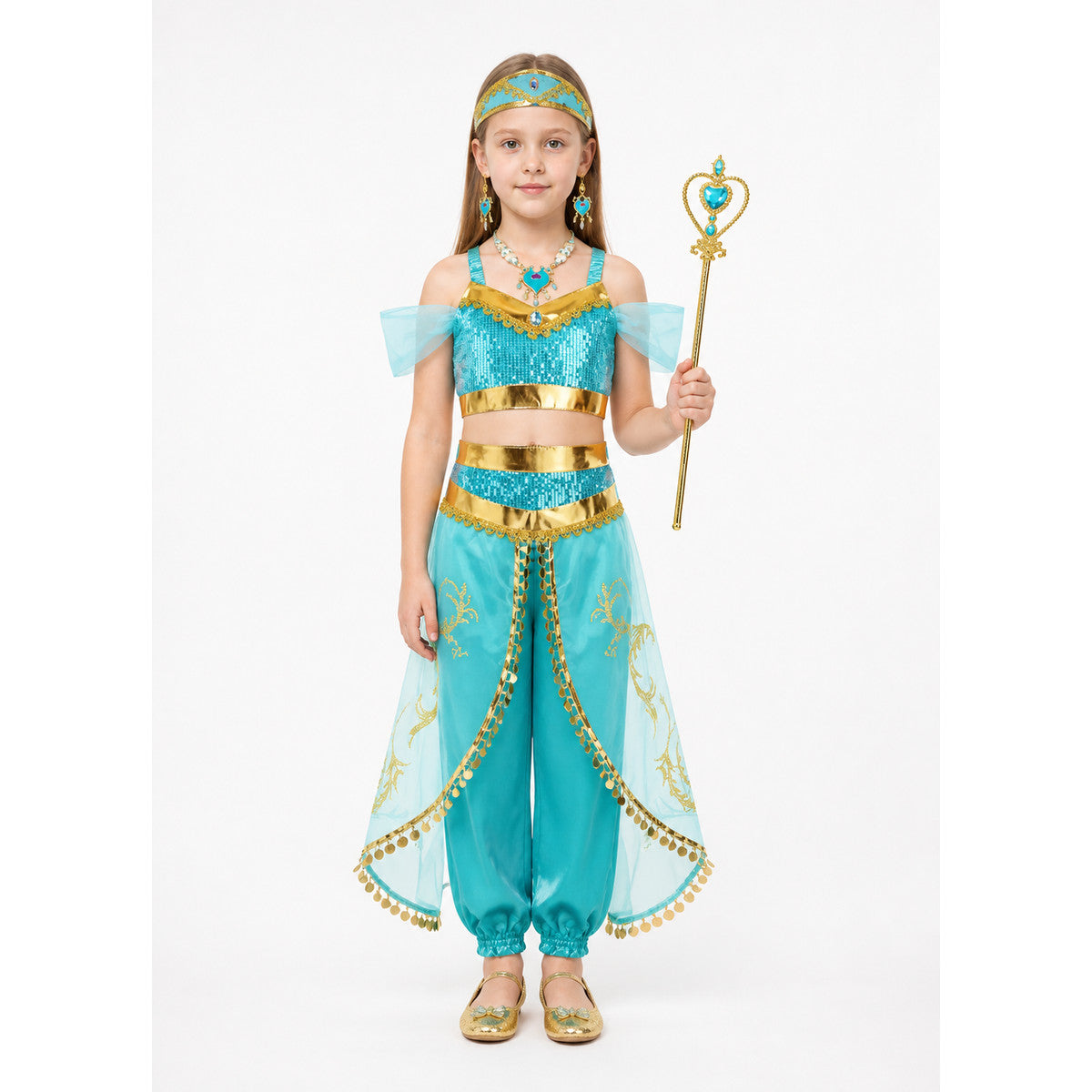 Princess Jasmine Halloween Costume with Accessories main product view